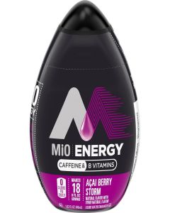 Mio Energy Liquid Water Enhancer, Acai Berry Storm, 1.62 Fl Oz (Pack of 4)