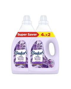 Comfort Fabric Softener, Lavender Blossom, 4L x 2
