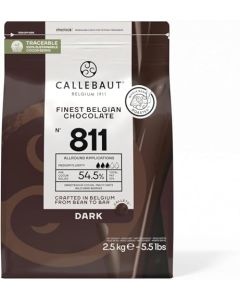 Callebaut No 811 Finest Belgian Dark Chocolate Callets Couverture 545 25Kg