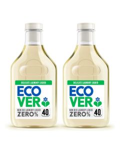 ecover Ecover Zero Non-Bio Laundry Liquid, Sensitive Skin, 80 Washes, Pack of 2