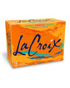 La Croix Sparkling Water Orange 12 Fl Oz pack of 12